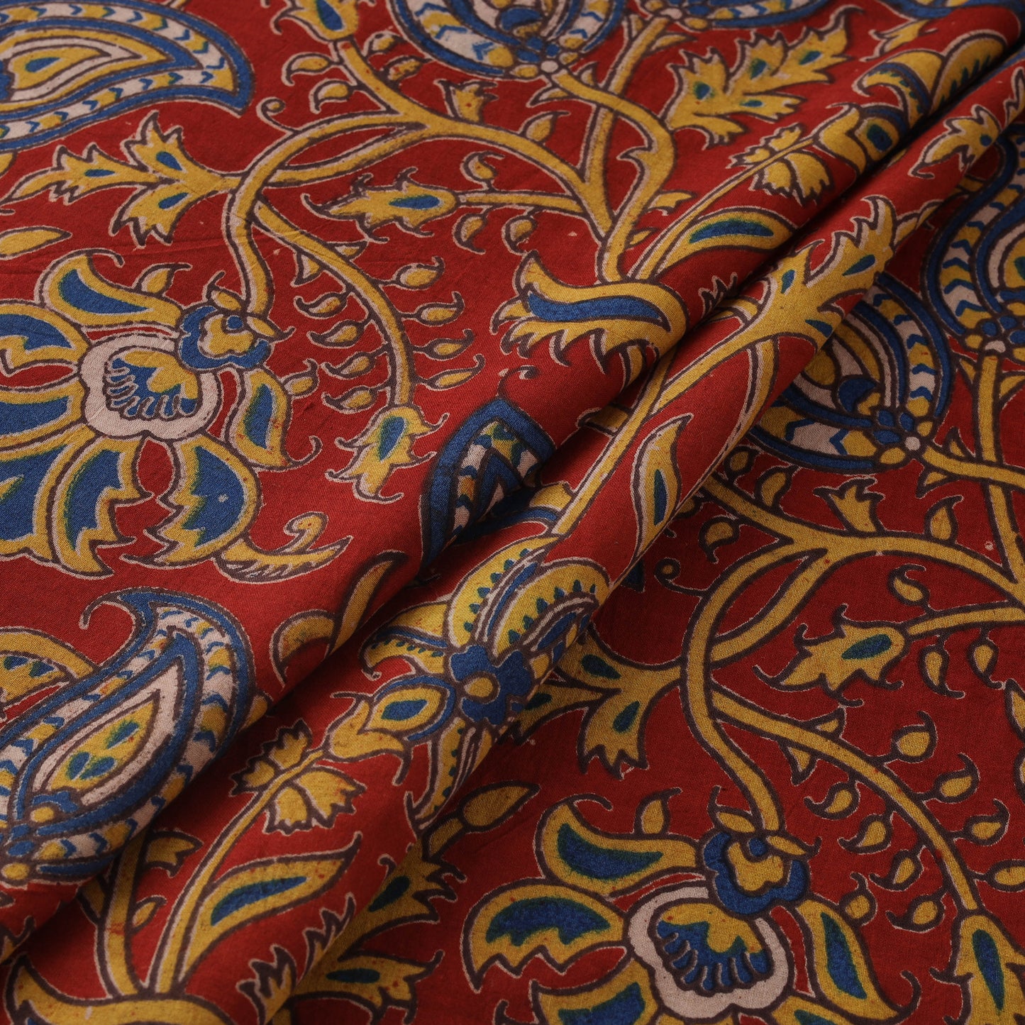 Kalamkari Printed Cotton Fabric 01