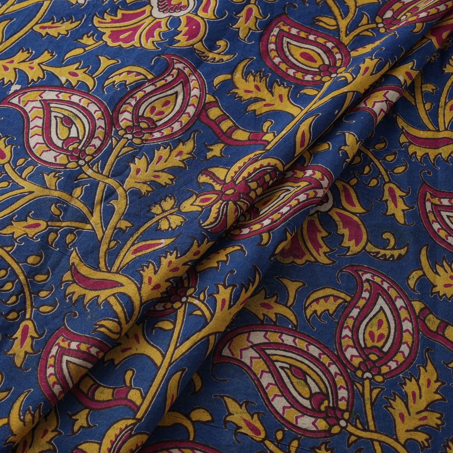 Kalamkari Printed Cotton Fabric 02