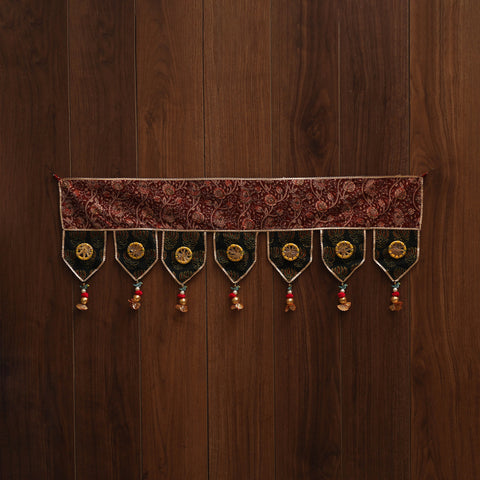 Handmade fabric toran for festive decor 148 - handcrafted