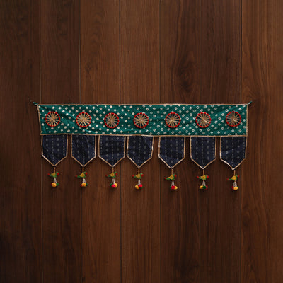 Handmade fabric toran for festive decor 149 - handcrafted