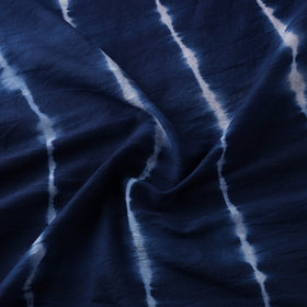 Blue - Shibori Tie-Dye Pure Mul Cotton Fabric 33