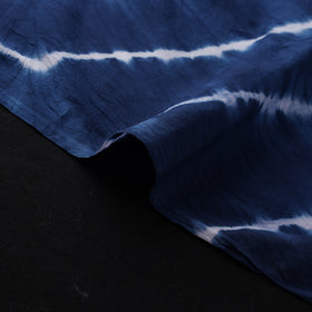 Blue - Shibori Tie-Dye Pure Mul Cotton Fabric 33