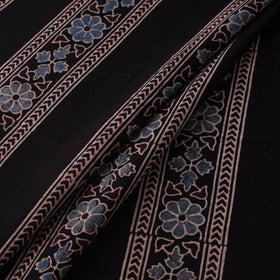 Ajrakh Hand Block Print Natural Dyed Cotton Fabric 02