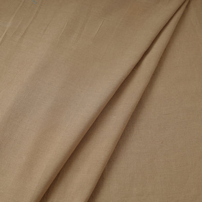 Brown - Jhiri Pure Handloom Cotton Fabric 90