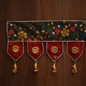 Handmade fabric toran for festive decor 150 - handcrafted