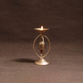 Kutch Copper Coated Candle Stand with Bell 10