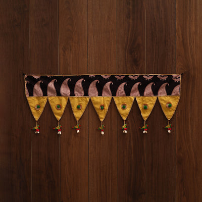 Handmade fabric toran for festive decor 155 - handcrafted