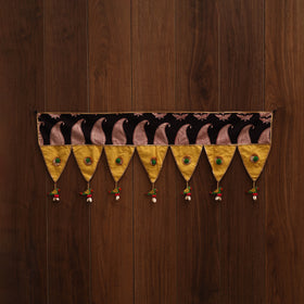 Handmade fabric toran for festive decor 155 - handcrafted