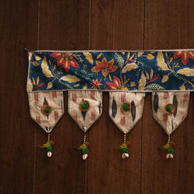 Handmade fabric toran for festive decor 158 - handcrafted