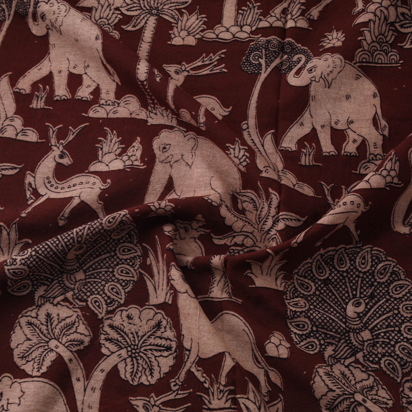 Kalamkari Printed Cotton Fabric 10