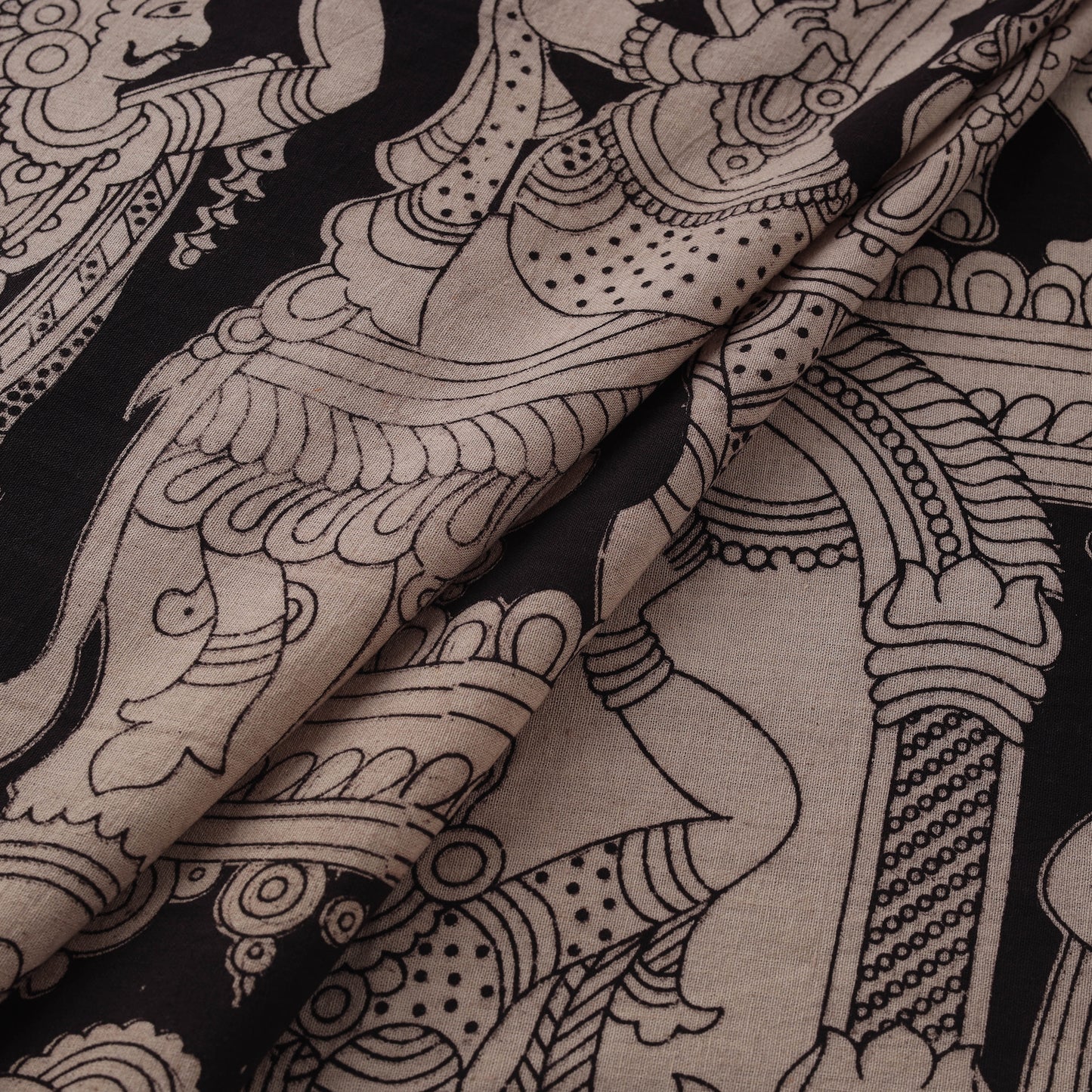 Kalamkari Printed Cotton Fabric 12