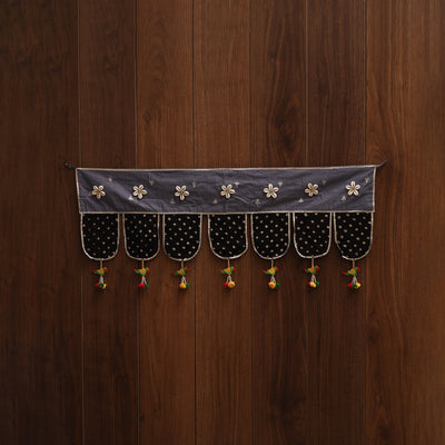 Handmade fabric toran for festive decor 161 - handcrafted