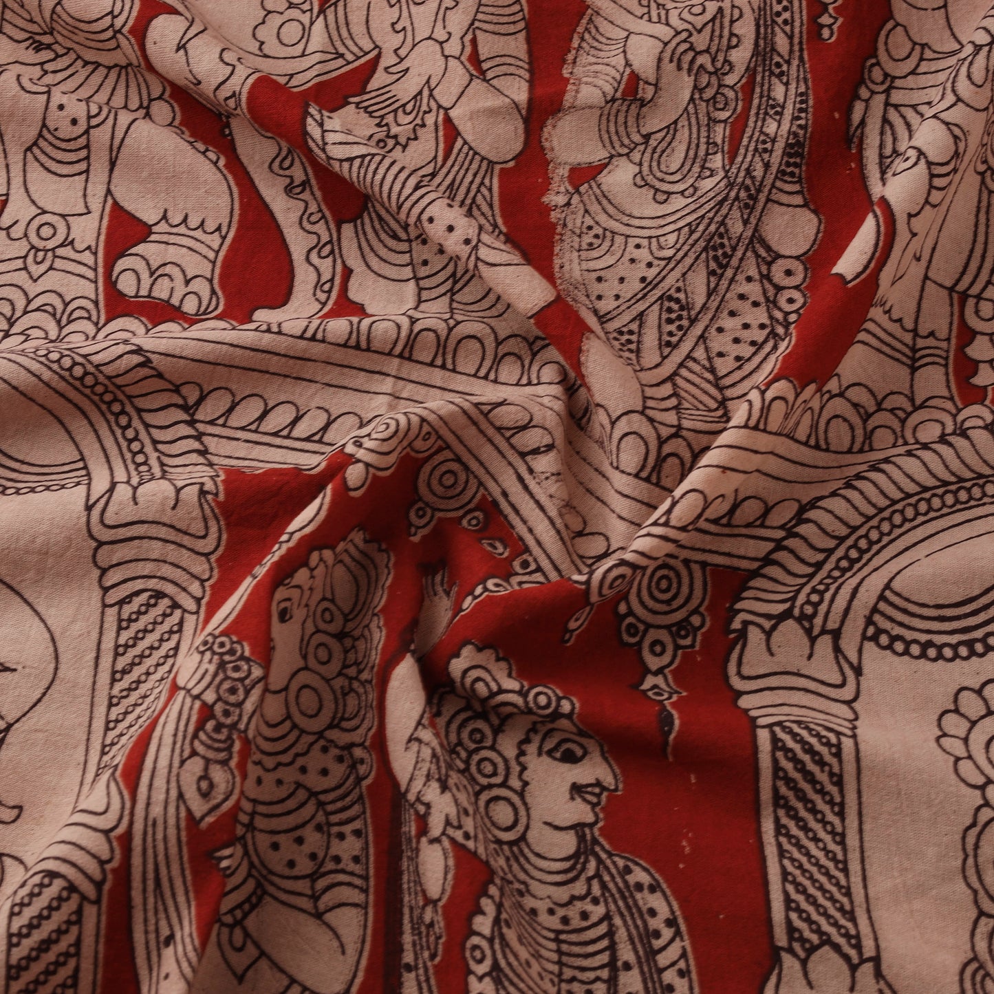 Kalamkari Printed Cotton Fabric 13