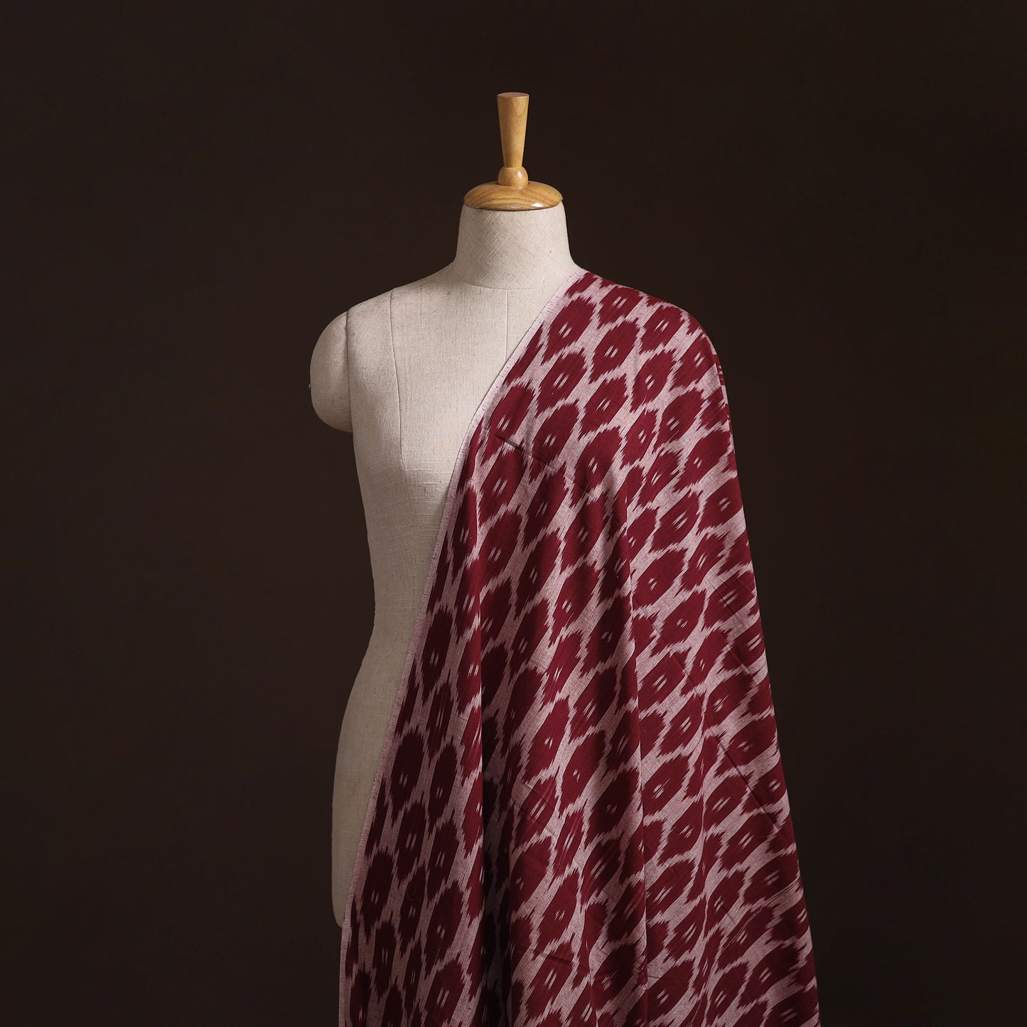 Pochampally Ikat Weave Pure Cotton Fabric 06
