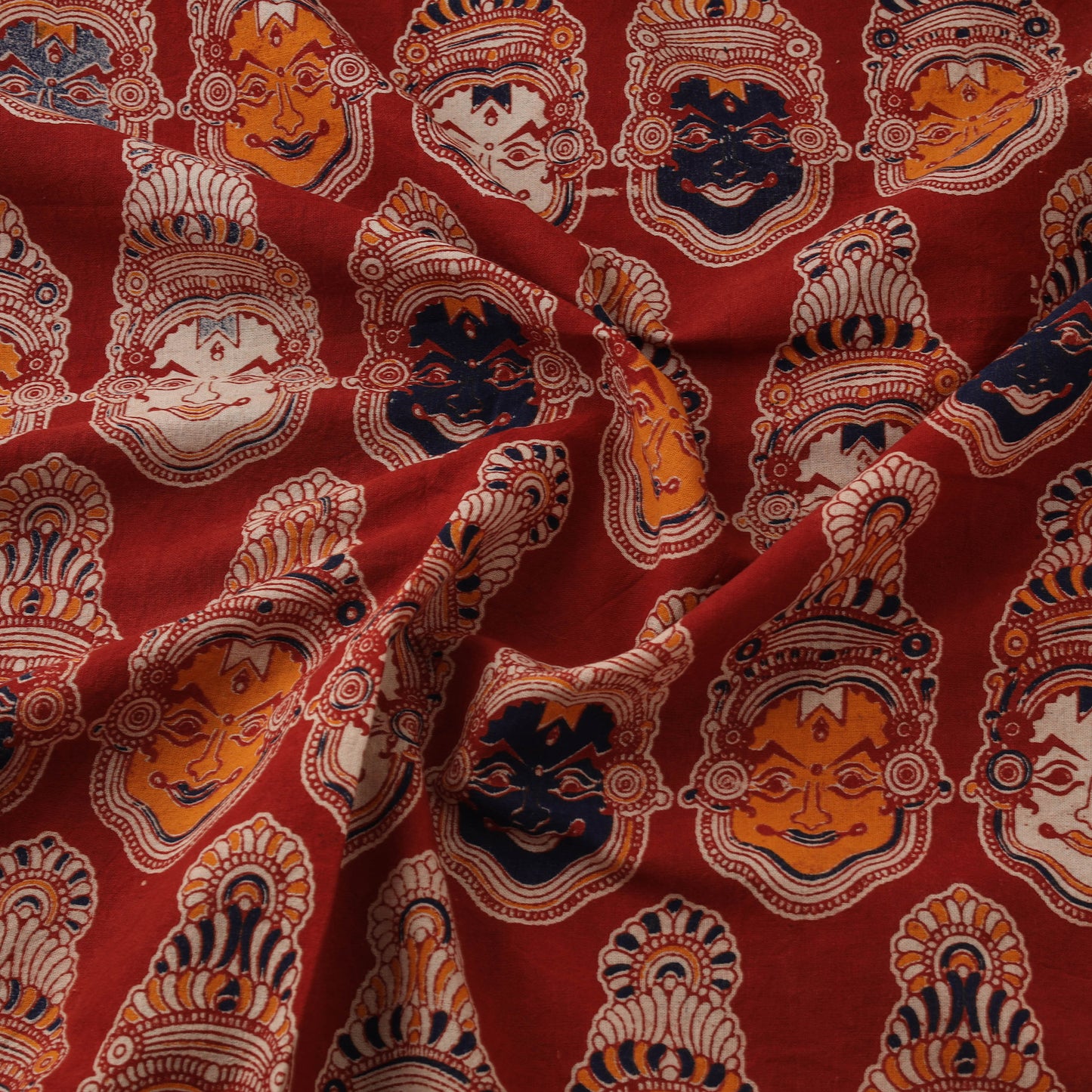 Kalamkari Printed Cotton Fabric 14