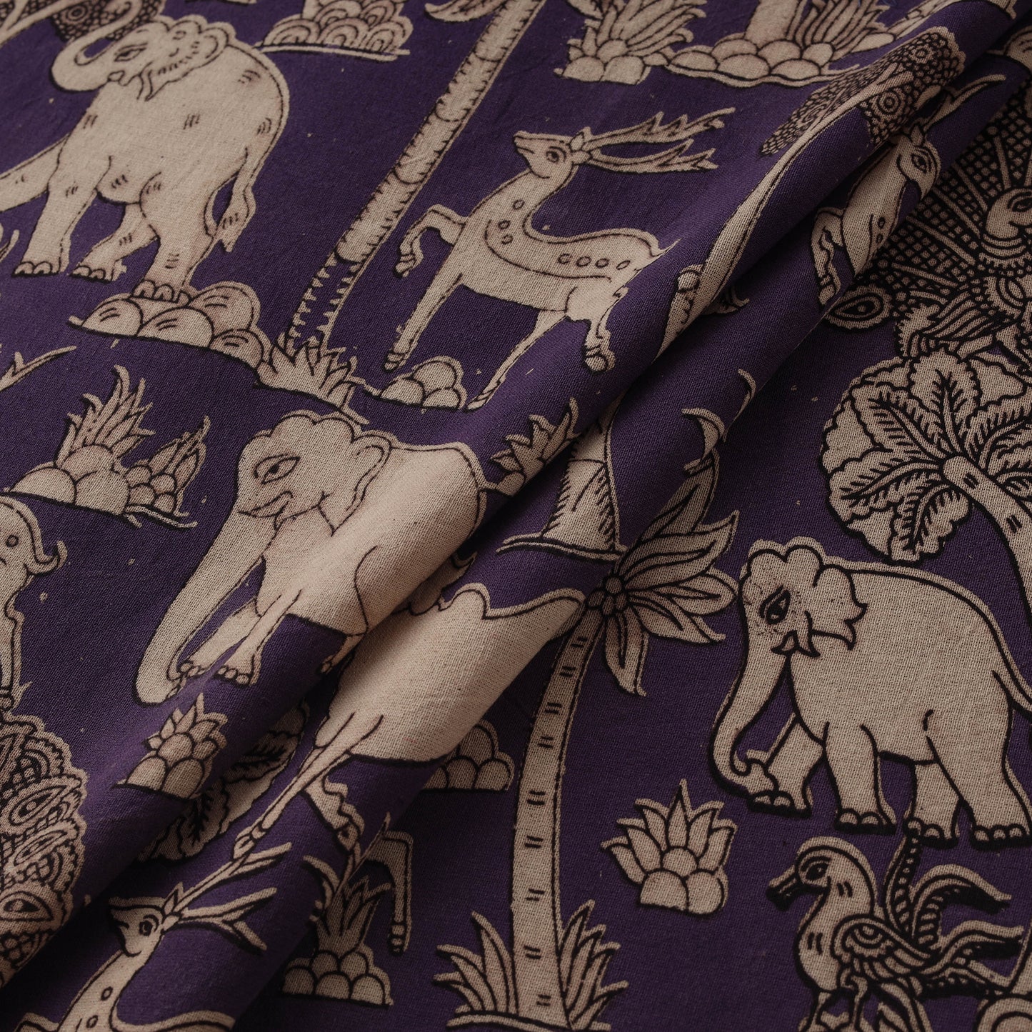 Kalamkari Printed Cotton Fabric 16