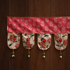 Handmade fabric toran for festive decor 163 - handcrafted