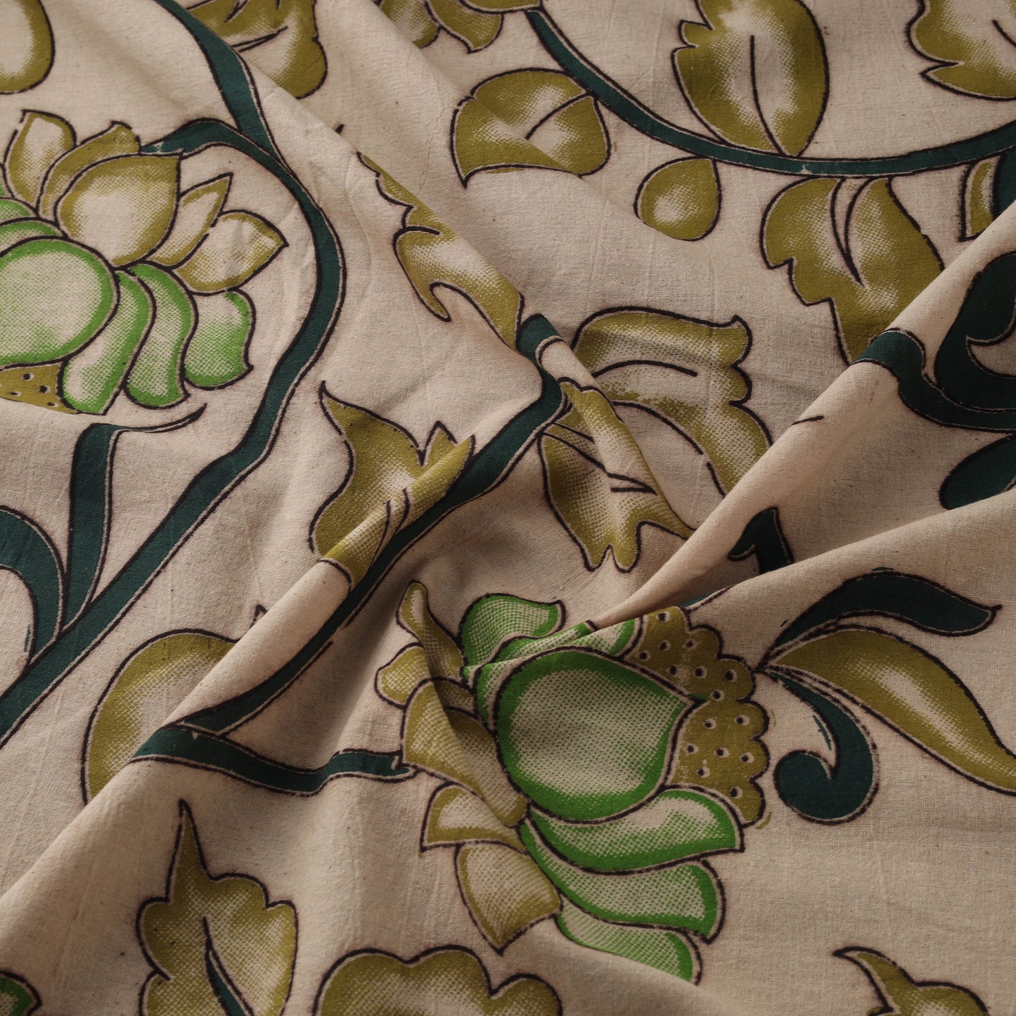 Kalamkari Printed Cotton Fabric 18