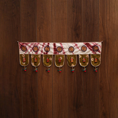 Handmade fabric toran for festive decor 48 - handcrafted