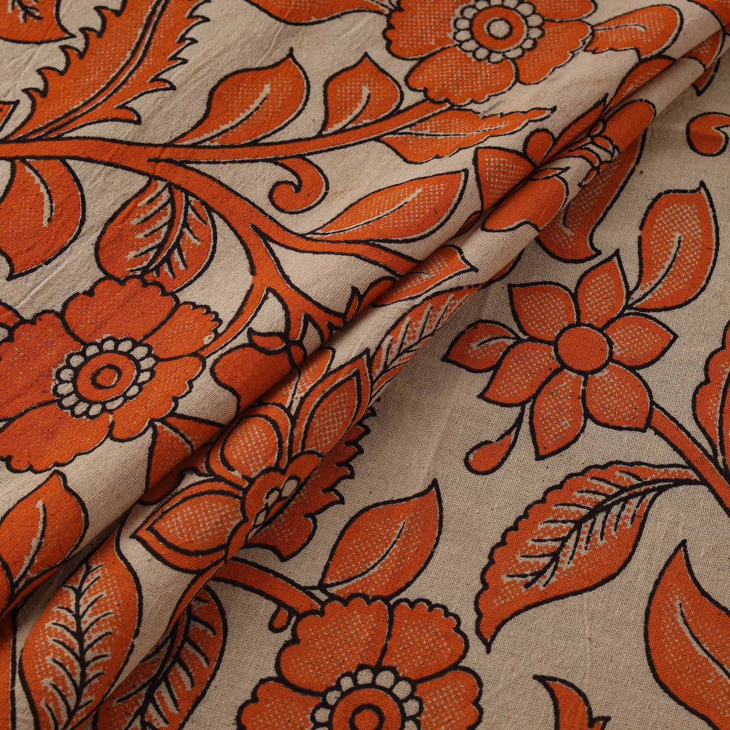Kalamkari Printed Cotton Fabric 21
