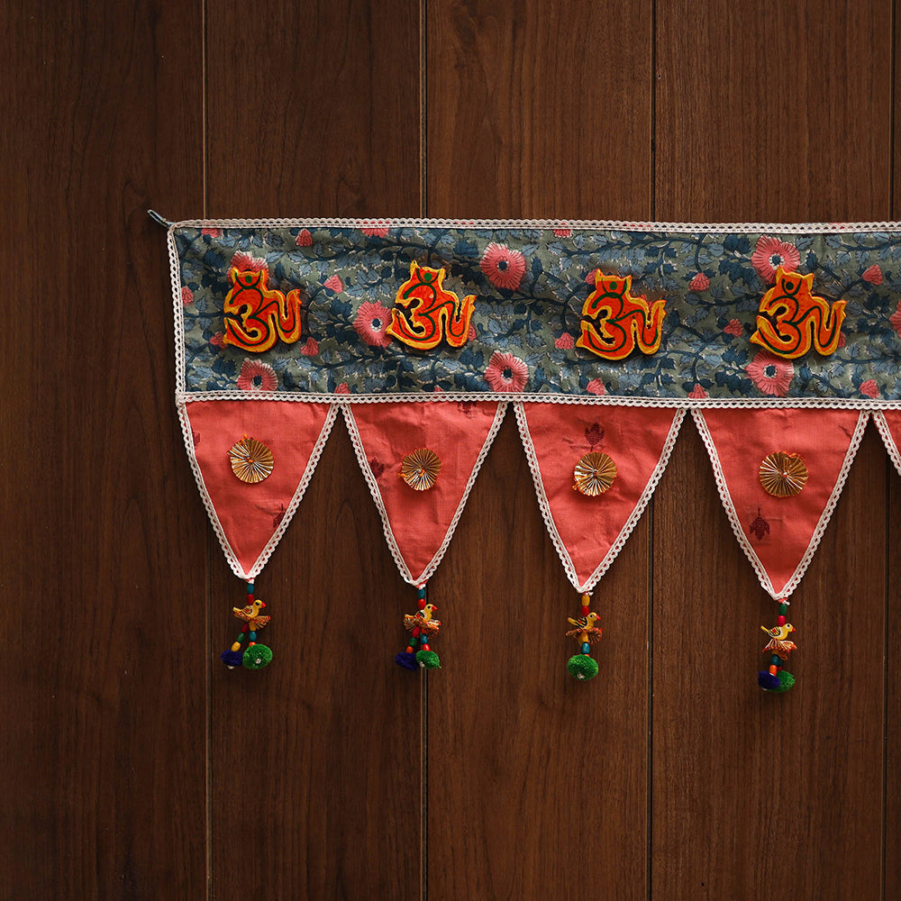 Handmade fabric toran for festive decor 70 - handcrafted