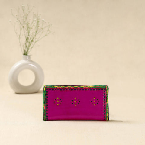 Handcrafted Kutch Leather Clutch / Wallet 44