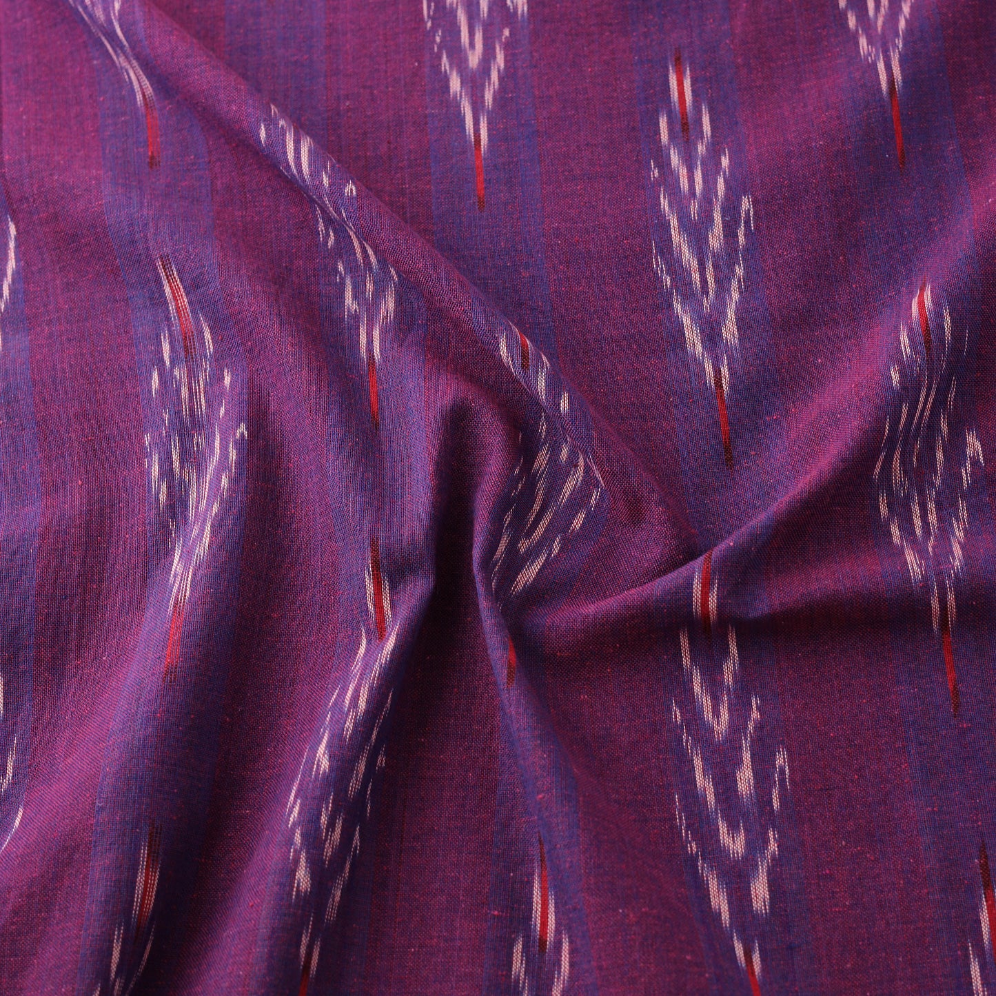 Pochampally Ikat Weave Pure Cotton Fabric 05