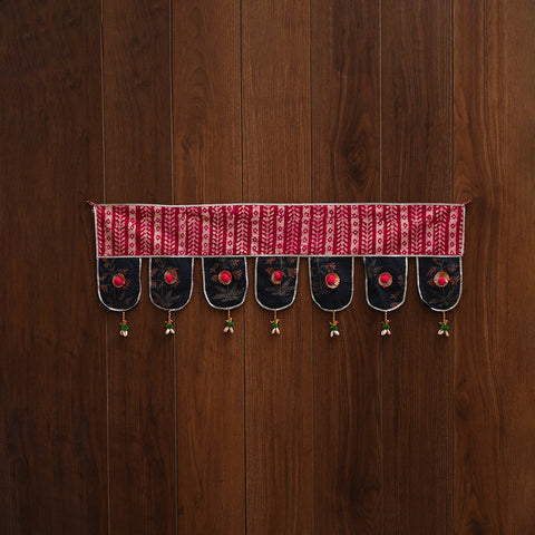 Handmade fabric toran for festive decor 127 - handcrafted