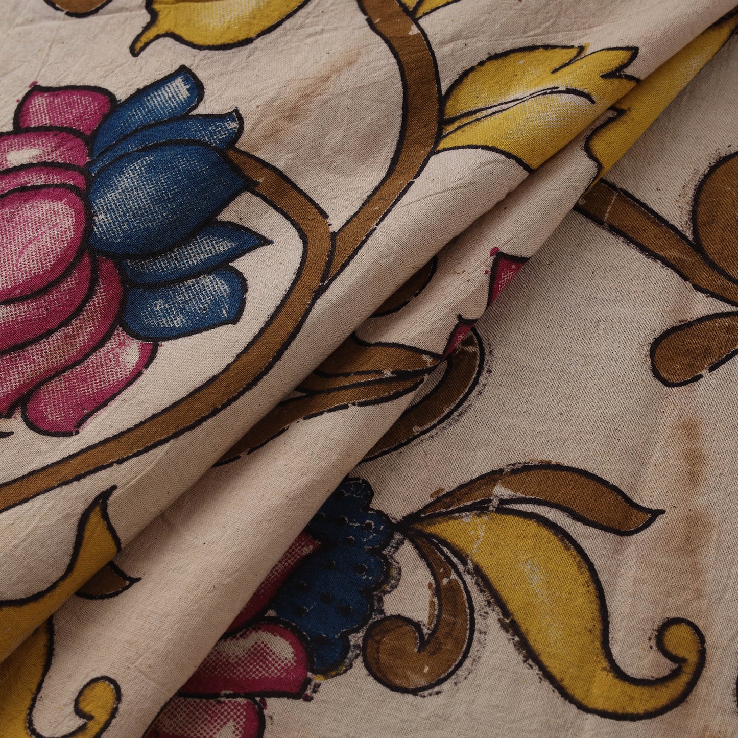 Kalamkari Printed Cotton Fabric 24