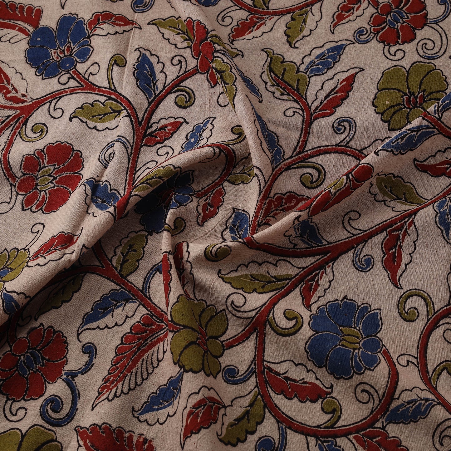 Kalamkari Printed Cotton Fabric 25