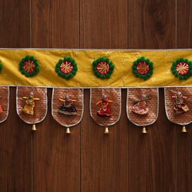 Handmade fabric toran for festive decor 67 - handcrafted