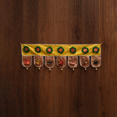 Handmade fabric toran for festive decor 67 - handcrafted