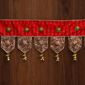 Handmade fabric toran for festive decor 45 - handcrafted