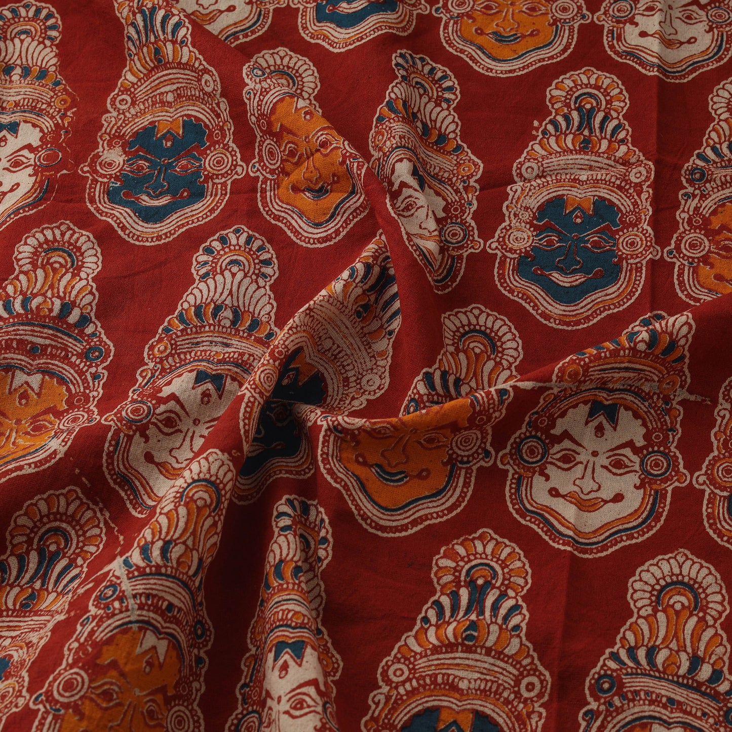 Kalamkari Printed Cotton Fabric 29