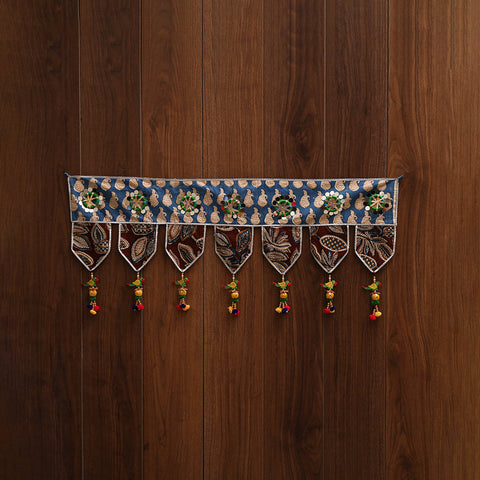 Handmade fabric toran for festive decor 03 - handcrafted