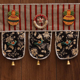 Handmade fabric toran for festive decor 82 - handcrafted