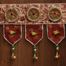 Handmade fabric toran for festive decor 83 - handcrafted