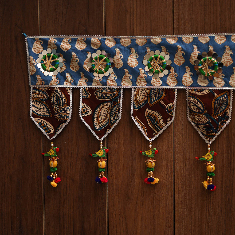 Handmade fabric toran for festive decor 03 - handcrafted