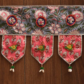 Handmade fabric toran for festive decor 106 - handcrafted
