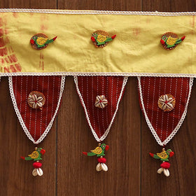 Handmade fabric toran for festive decor 109 - handcrafted