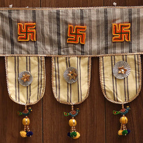 Handmade fabric toran for festive decor 110 - handcrafted