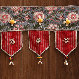 Handmade fabric toran for festive decor 120 - handcrafted