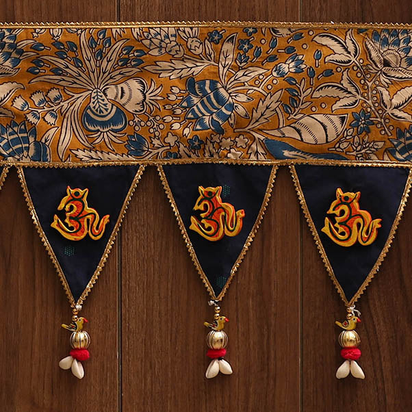 Handmade fabric toran for festive decor 126 - handcrafted