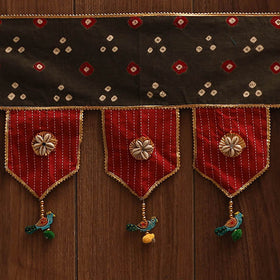 Handmade fabric toran for festive decor 146 - handcrafted