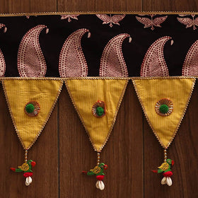 Handmade fabric toran for festive decor 155 - handcrafted