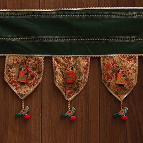 Handmade fabric toran for festive decor 156 - handcrafted