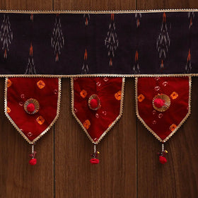 Handmade fabric toran for festive decor 157 - handcrafted