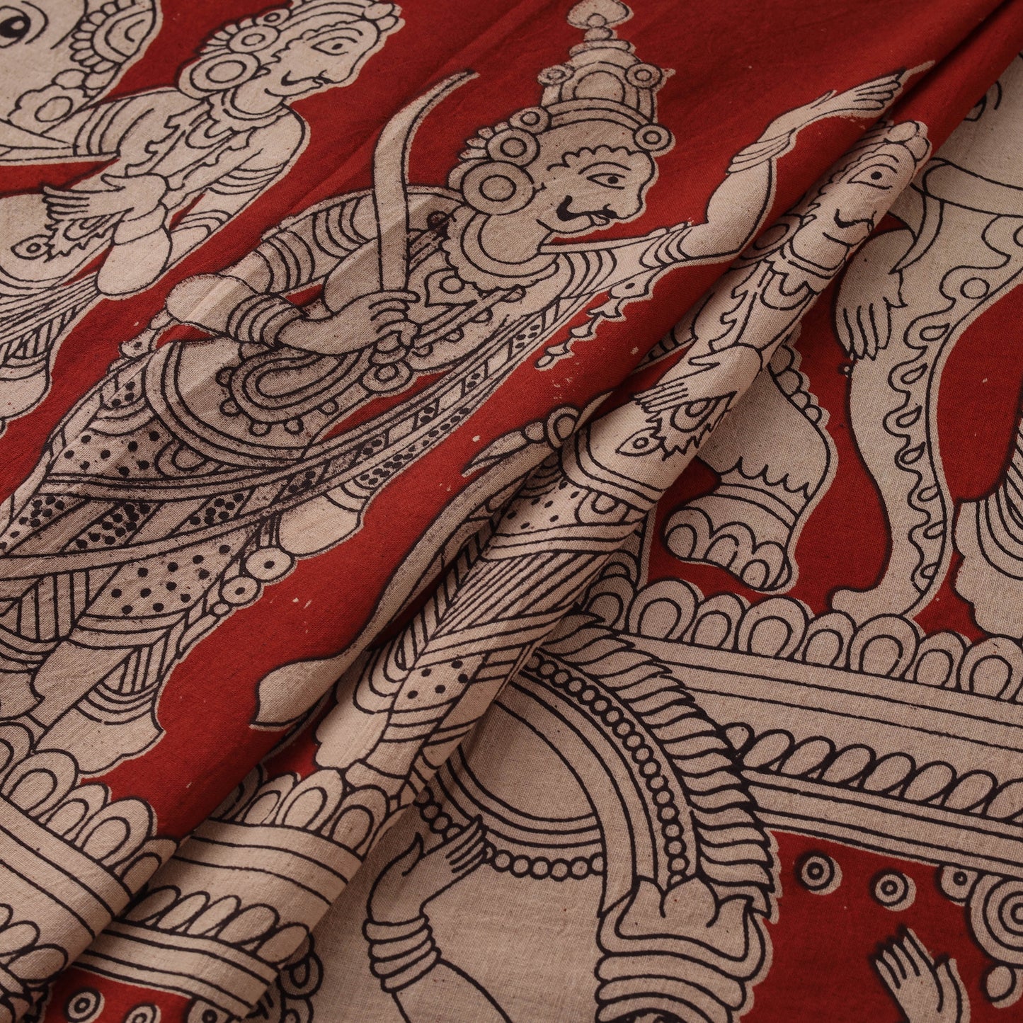 Kalamkari Printed Cotton Fabric 15
