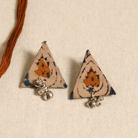 Brown - handmade fabart shell necklace set 23 - handcrafted