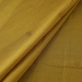 Yellow - Prewashed Cotton Jacquard Fabric with Zari Border 03